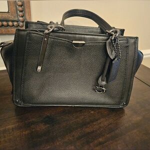 Coach Dreamer Black Leather purse - Gunmetal Hardware